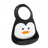 Babylätzchen Pinguin Make My Day superweiches Silikon